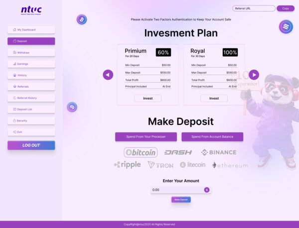 deposit Theme ID – GH08 Unique Templates