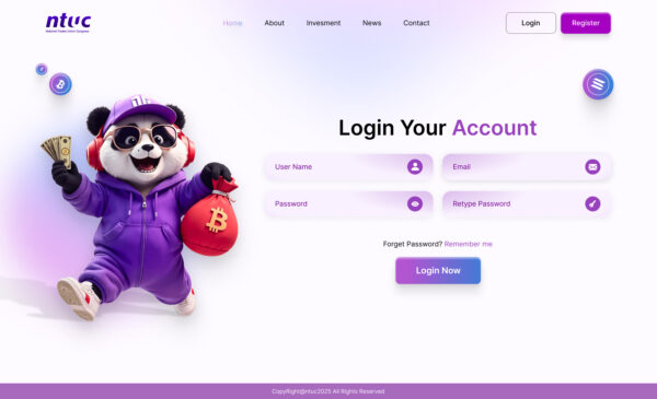 login Theme ID – GH08 Unique Templates